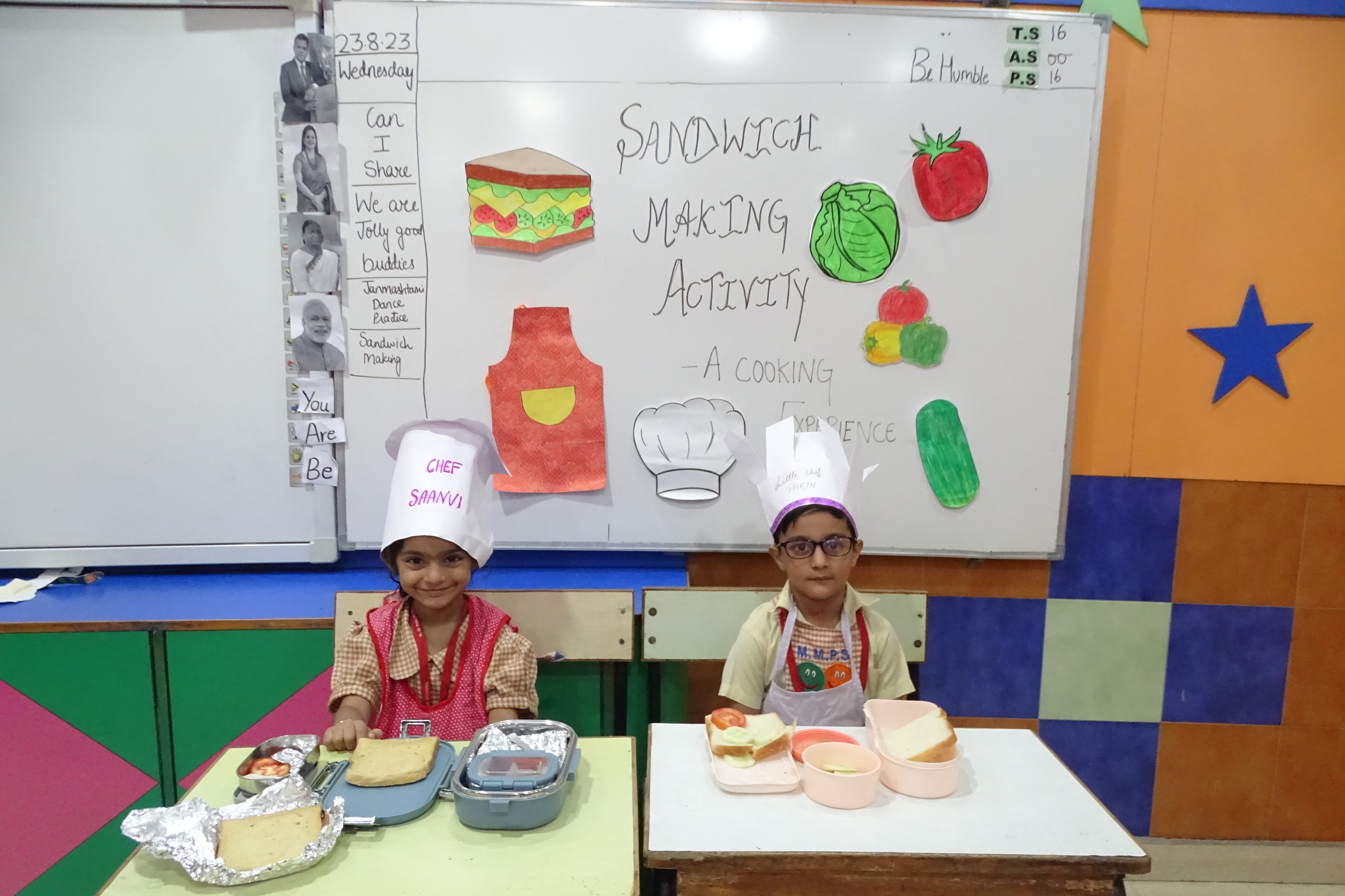 Making of Sandwich Activity