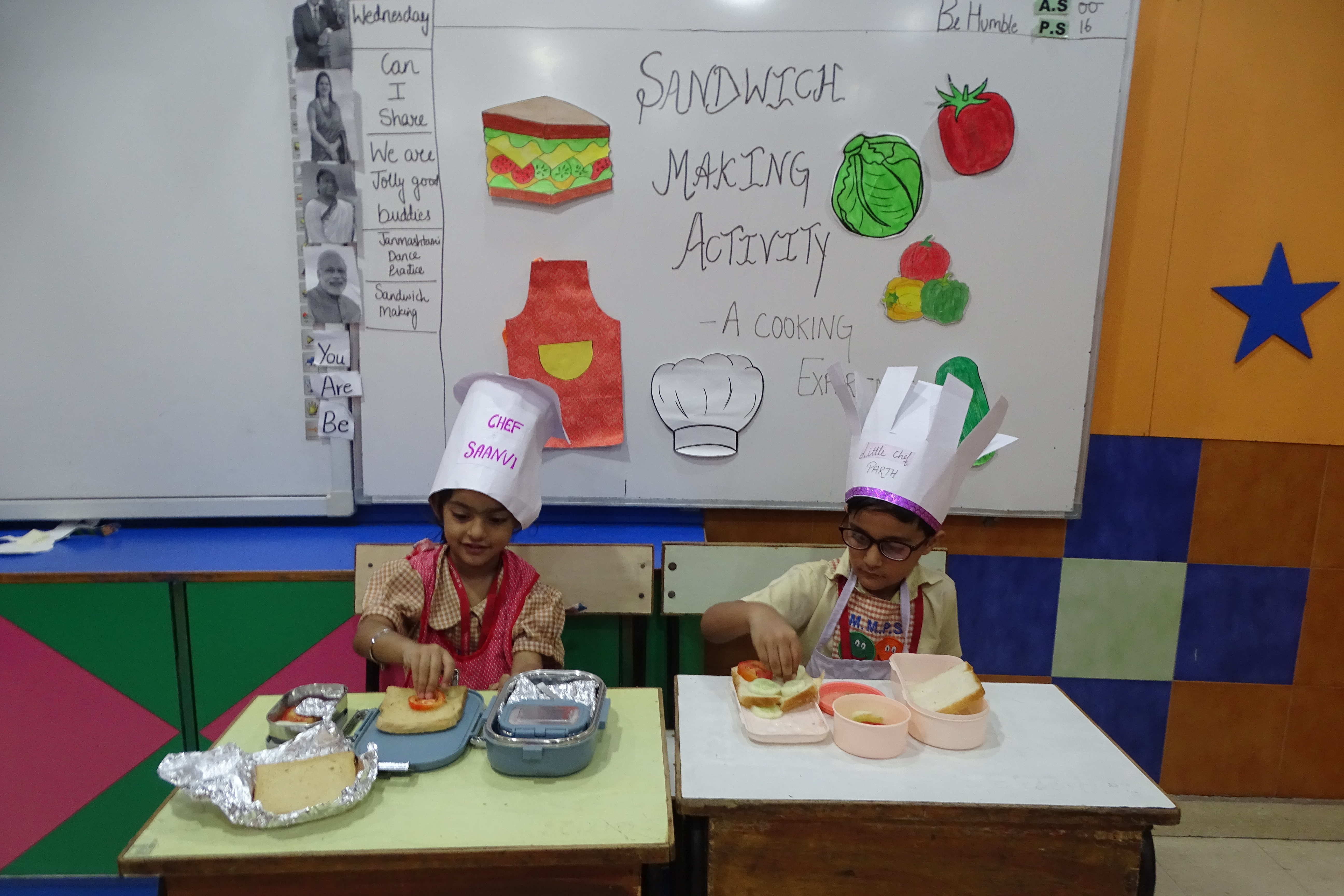 Making of Sandwich Activity