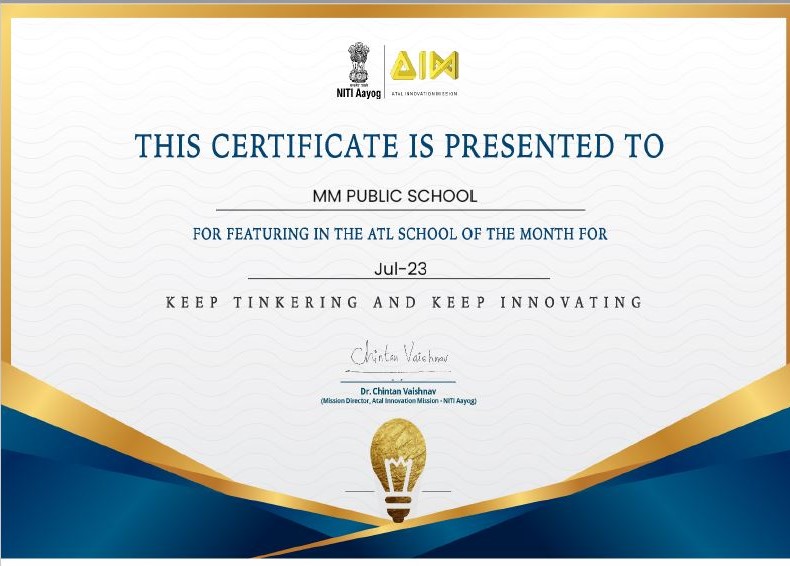 ATL SCHOOL OF THEMONTH-JULY