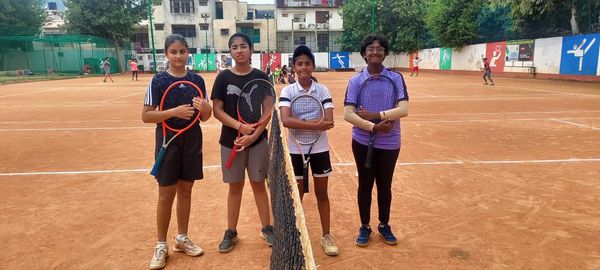 Exemplary achievement in Zonals in Tennis.