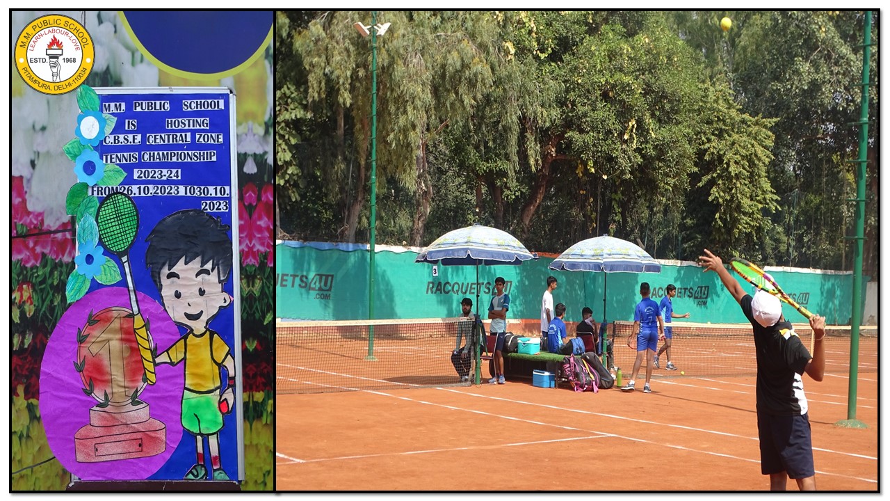 CBSE  CENTRAL ZONE  TENNIS CHAMPIONSHIP 2023(DELHI REGION)