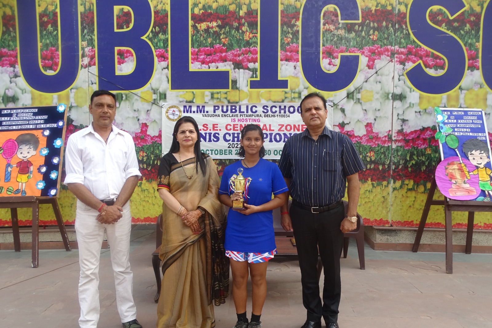 CBSE CENTRAL ZONE TENNIS CHAMPIONSHIP 2023 (DELHI REGION)