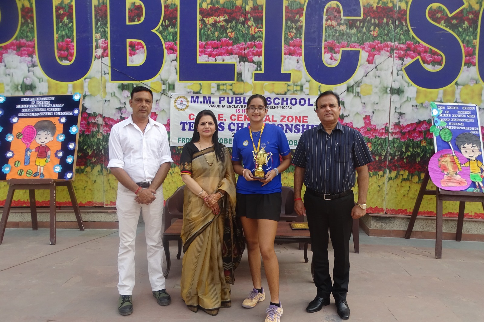 CBSE CENTRAL ZONE TENNIS CHAMPIONSHIP 2023 (DELHI REGION)