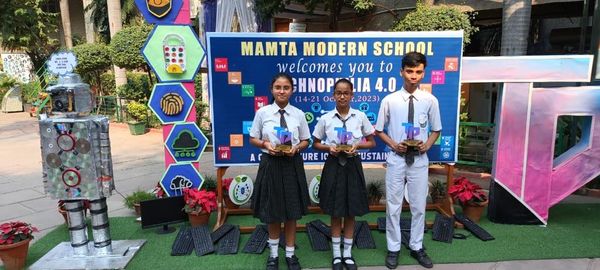 Exemplary achievement in Inter-School competitions - 'Technophilia 4.0'organized by Mamta Modern School.