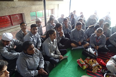 Class XII Hawan Ceremony