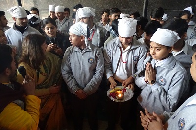 Class XII Hawan Ceremony