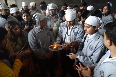 Class XII Hawan Ceremony