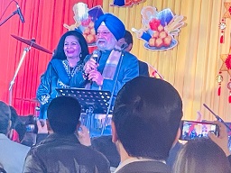 Principal Ma'am at Lohri Celebration with Shri. Hardeep Singh Puri Ji Union Minister of Housing and Urban Affairs & Petroleum and Natural Gas.