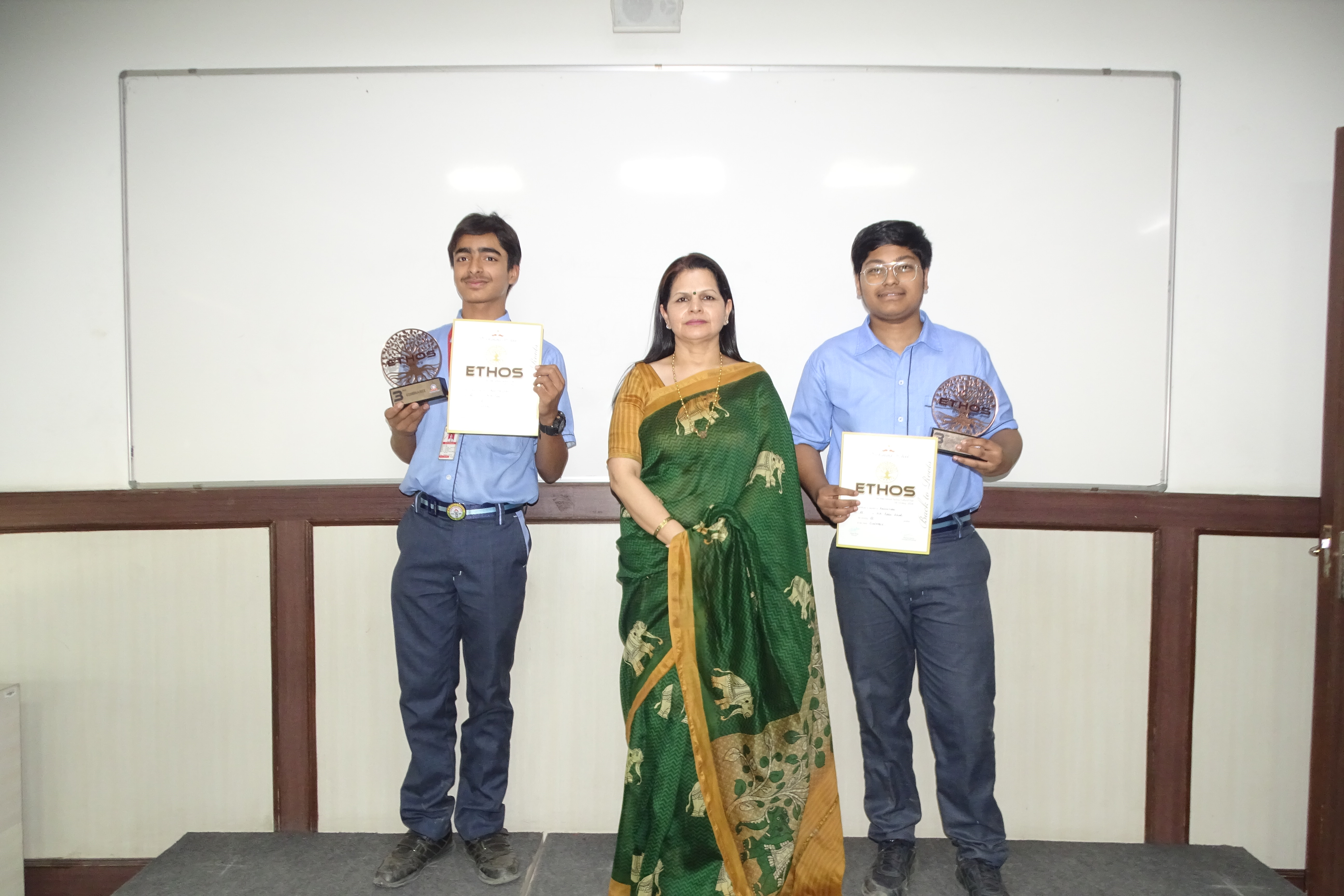 Position in Inter-school event ‘Ethos 2024’