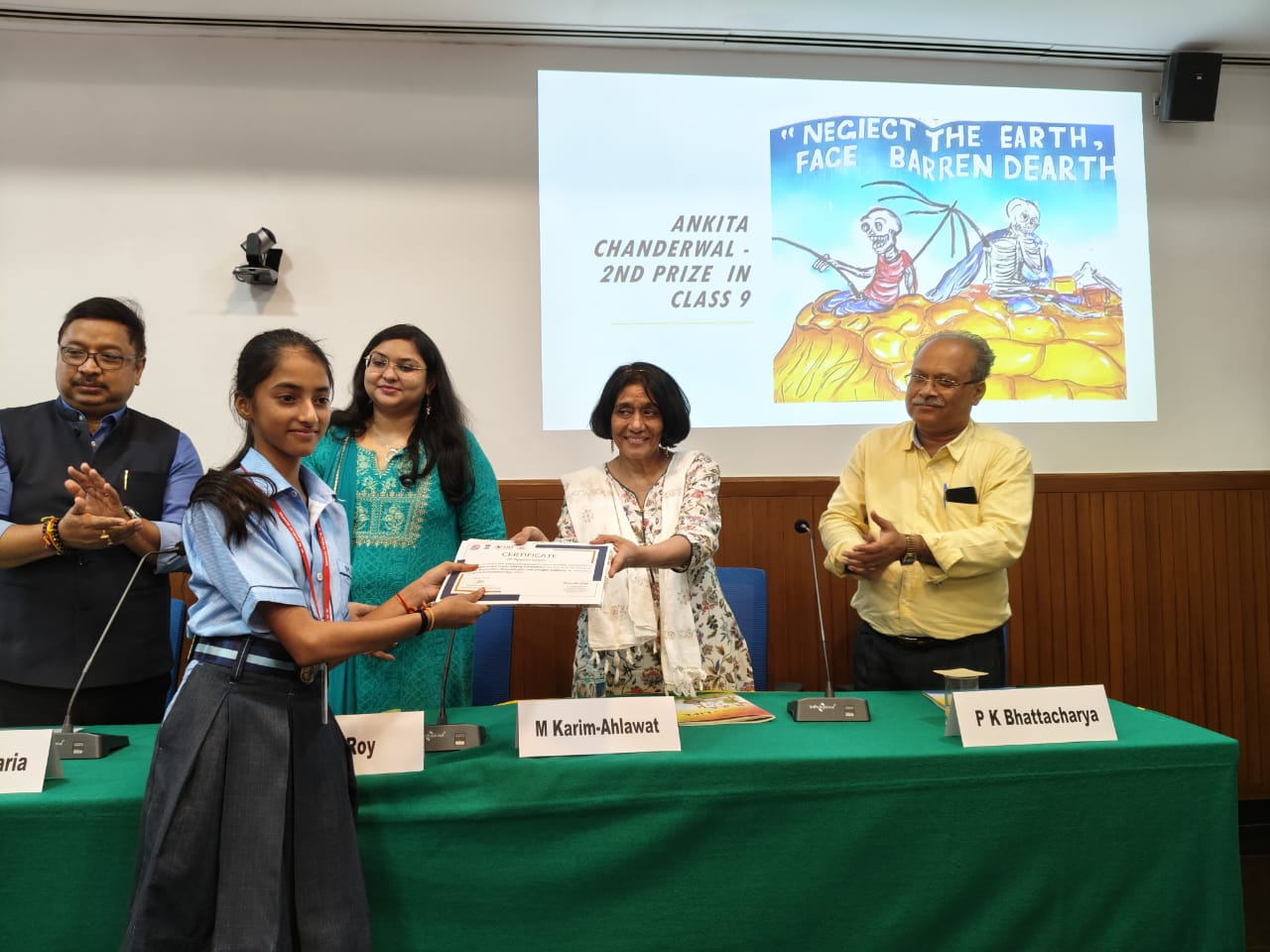 MMPians shine at TERI EIACP Poster Making Competition