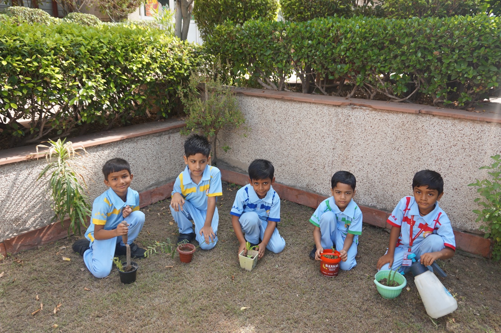 Plantation Day by Primary students