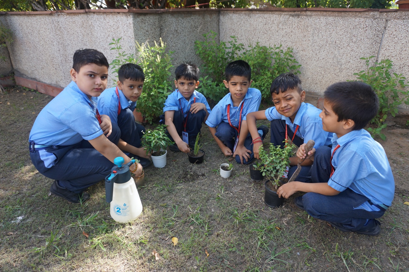 Plantation Day by Primary students