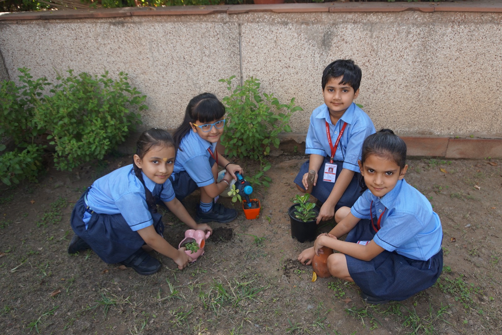 Plantation Day by Primary students