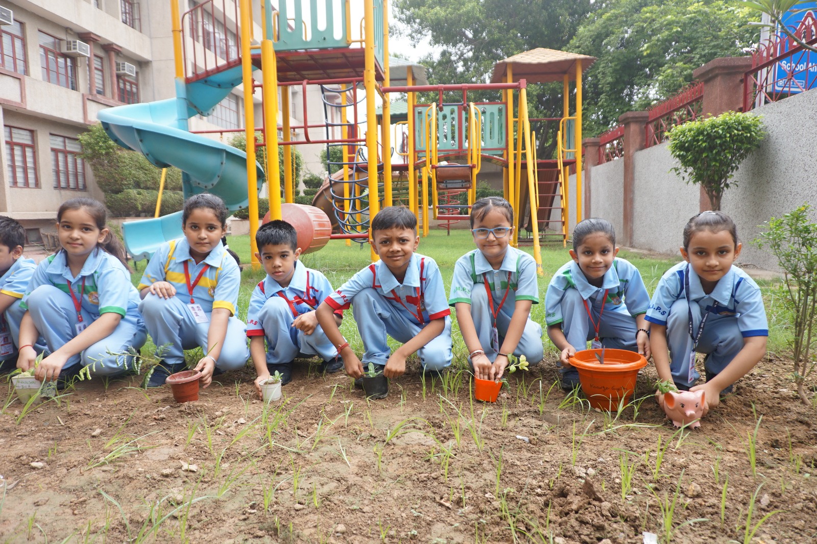 Plantation Day by Primary students