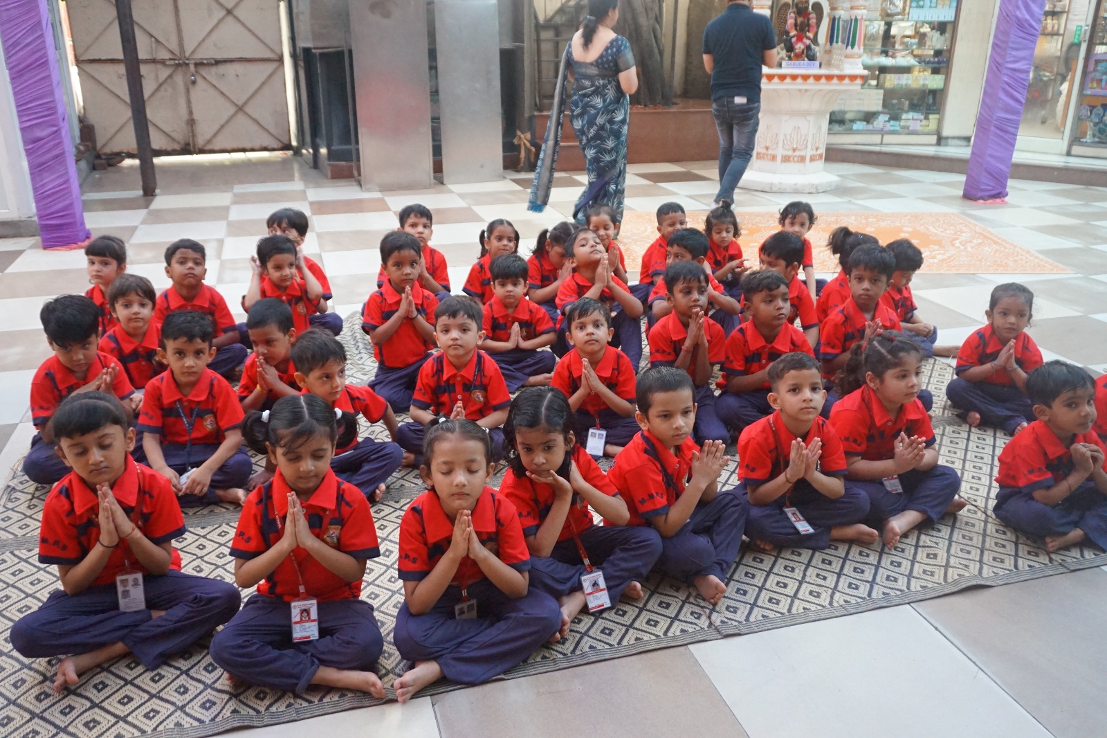 Visit to ISKON Temple on the occasion of Janamashtami