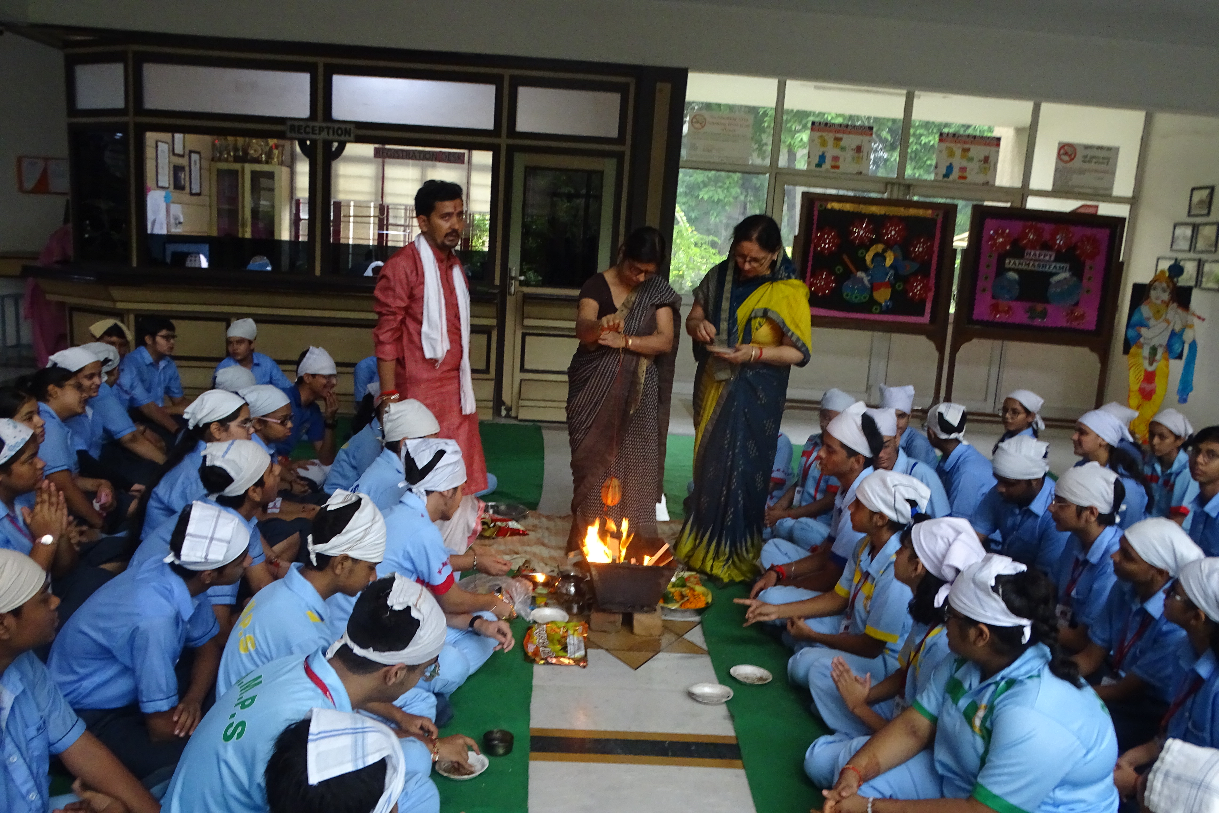 Hawan Ceremony for Class XI