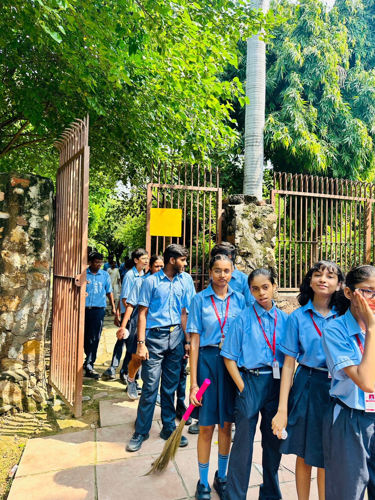 Cleanliness Drive at Sheesh Mahal by SAC club