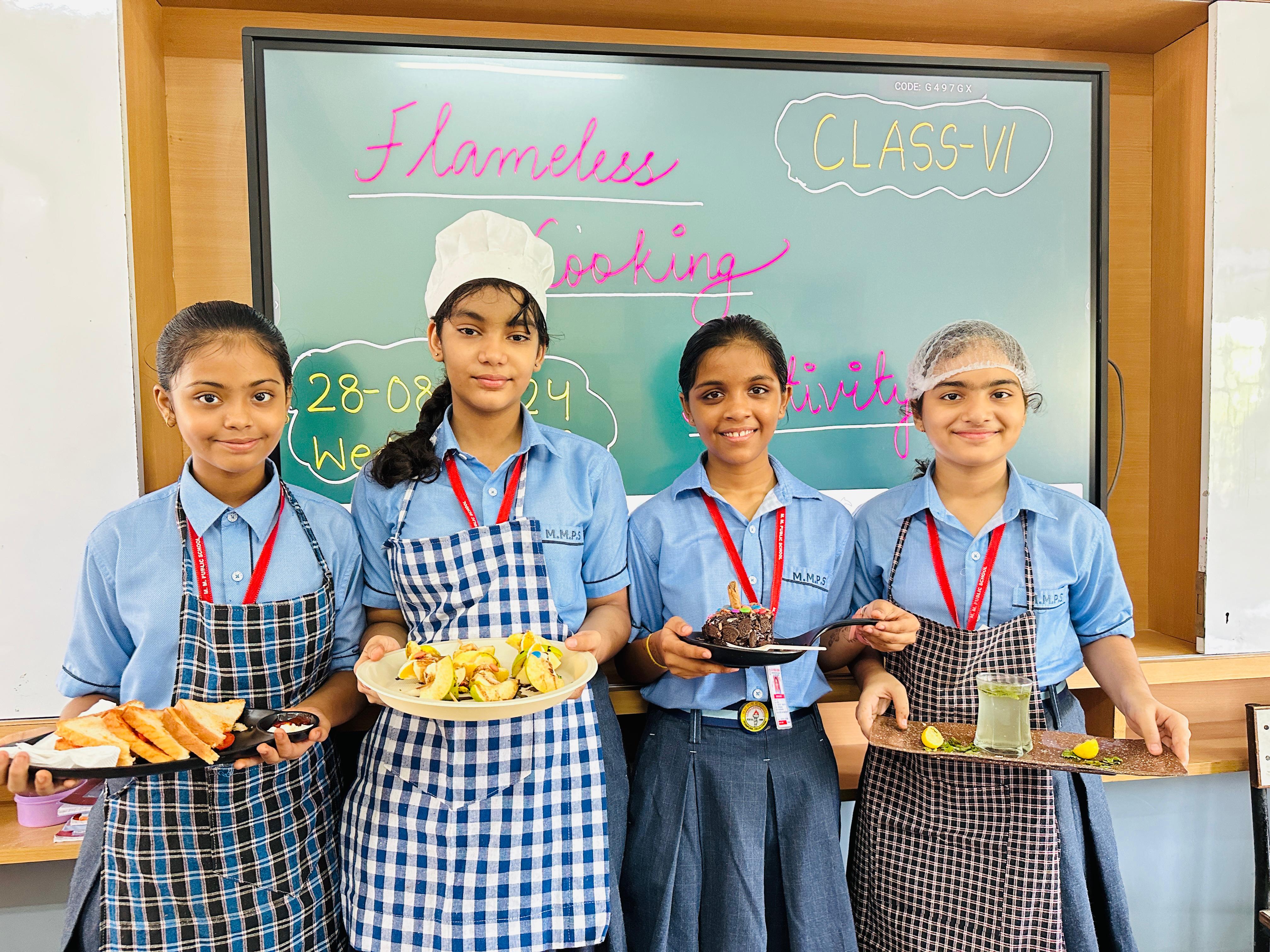Flameless Cooking by class 6