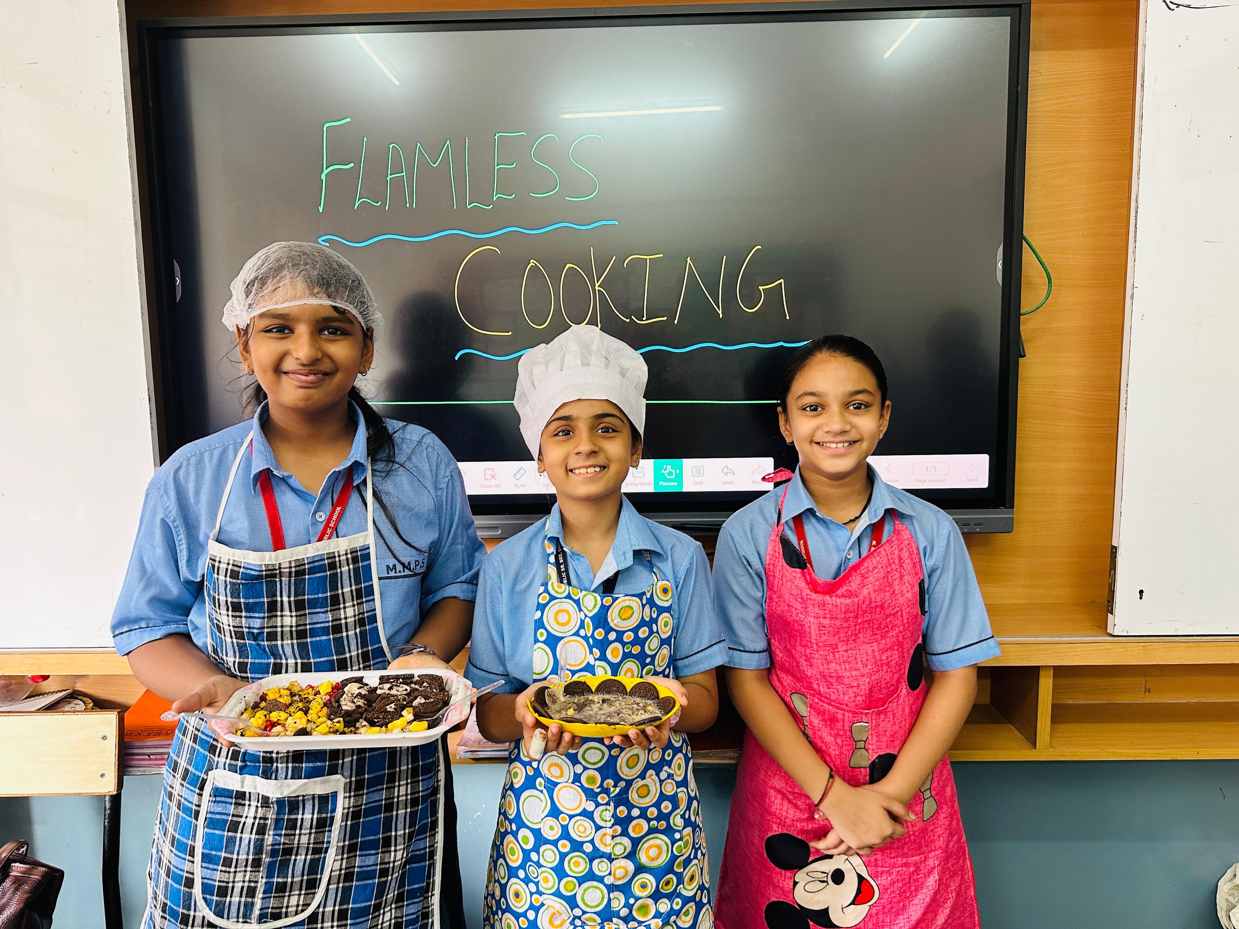 Flameless Cooking by class 6