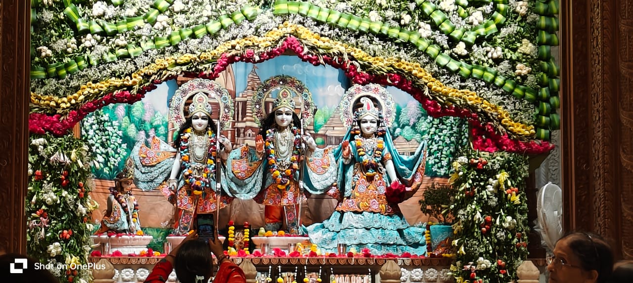 Visit to Iskcon Temple