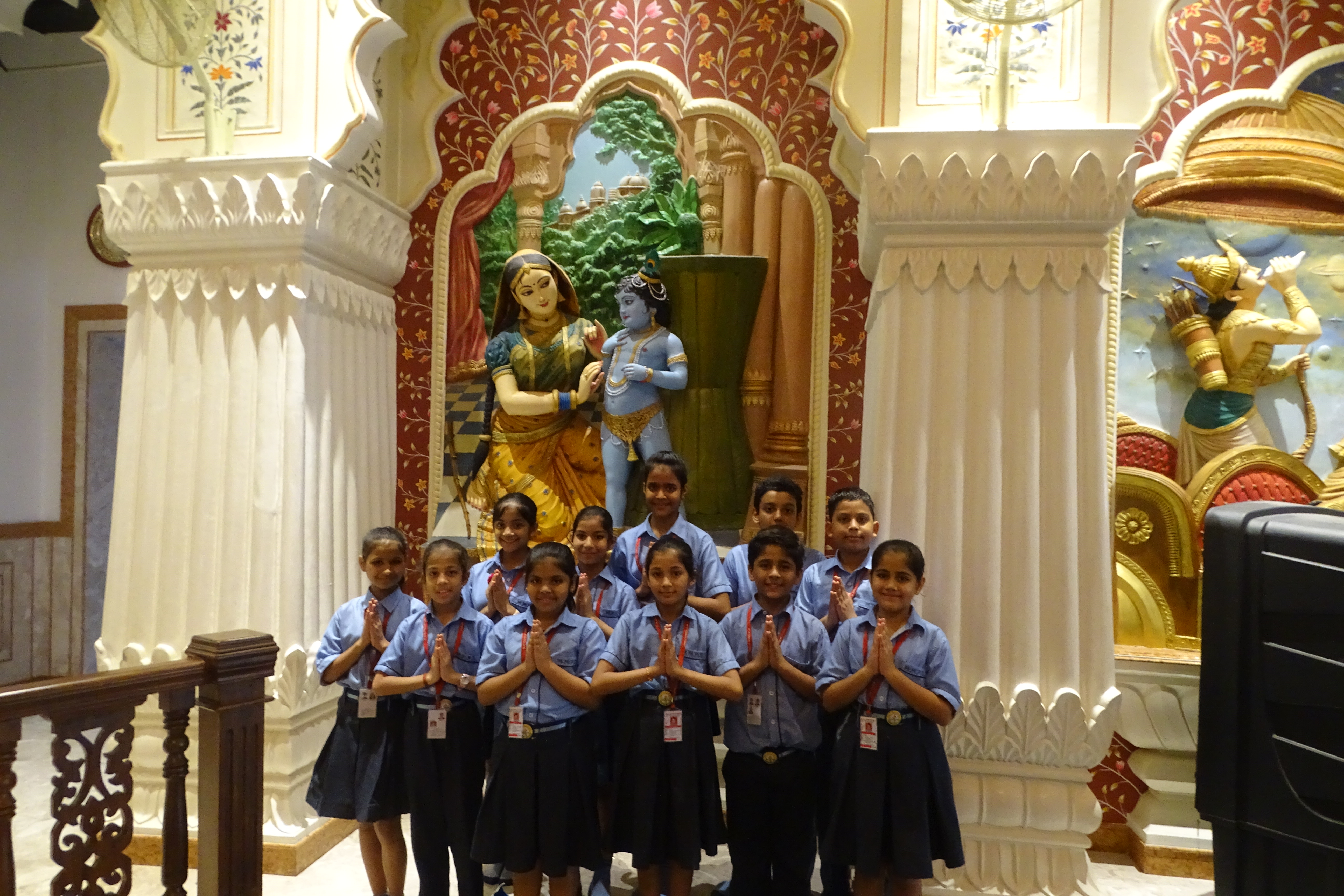 Visit to Iskcon Temple