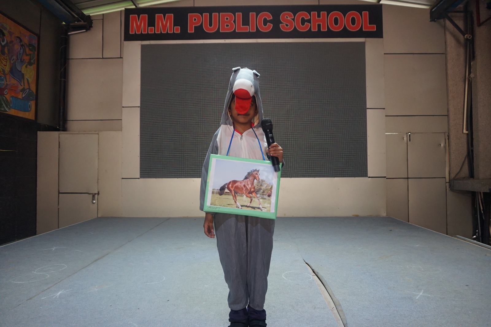 My performance Competition on the theme “Farm Animals “was conducted for the students of Grade U.K.G.