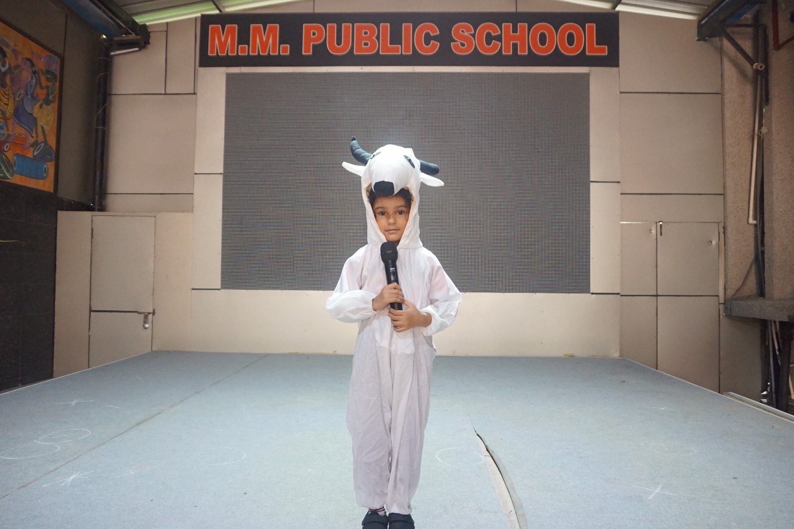 My performance Competition on the theme “Farm Animals “was conducted for the students of Grade U.K.G.