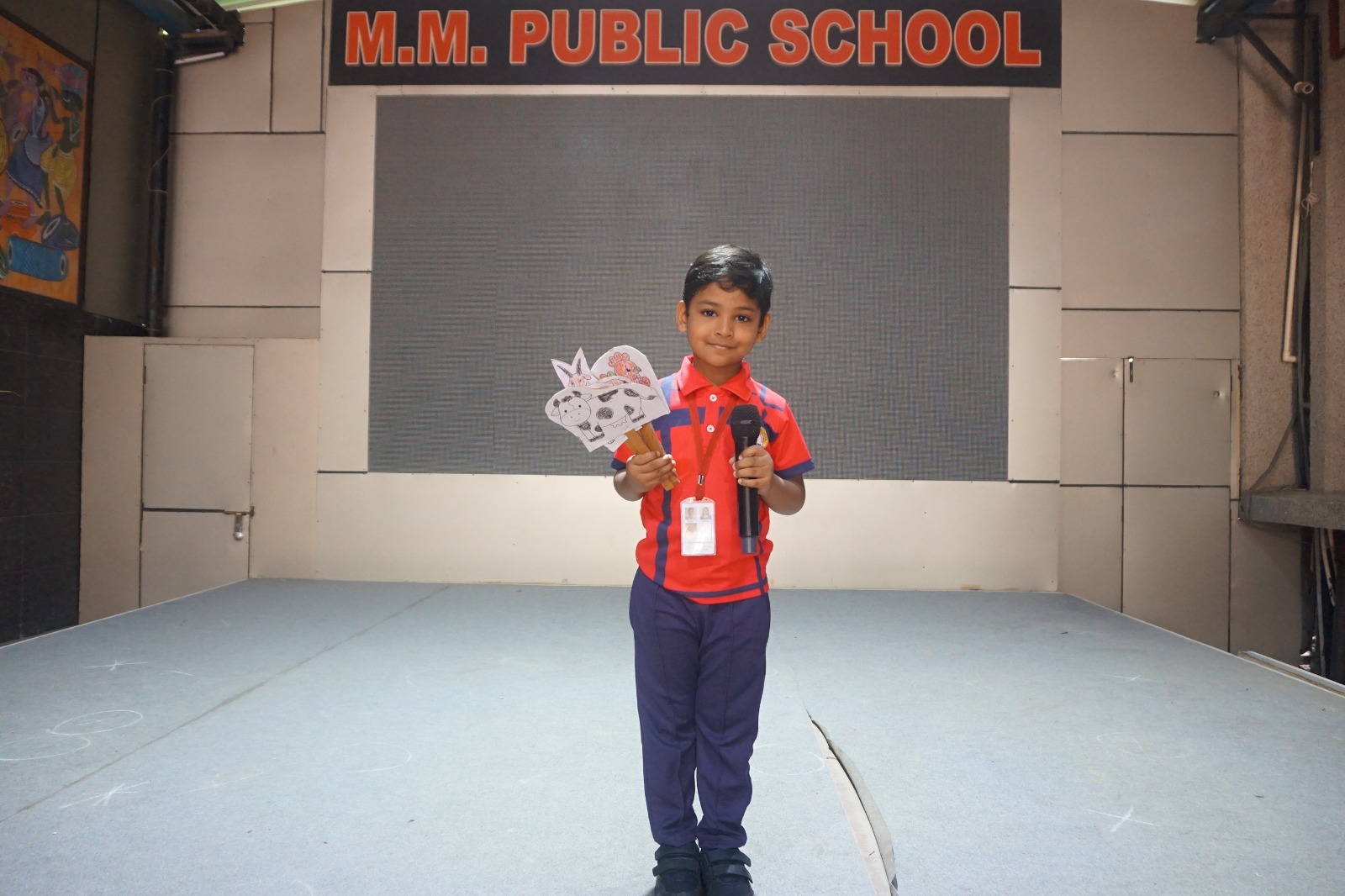 My performance Competition on the theme “Farm Animals “was conducted for the students of Grade U.K.G.