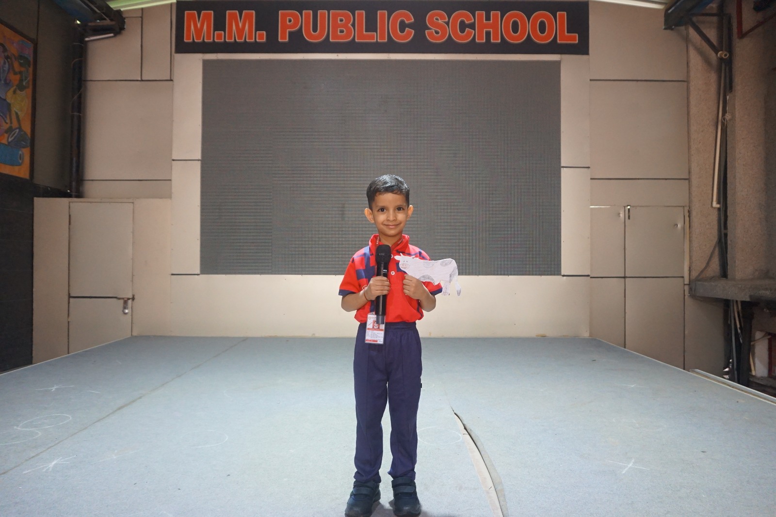 My performance Competition on the theme “Farm Animals “was conducted for the students of Grade U.K.G.