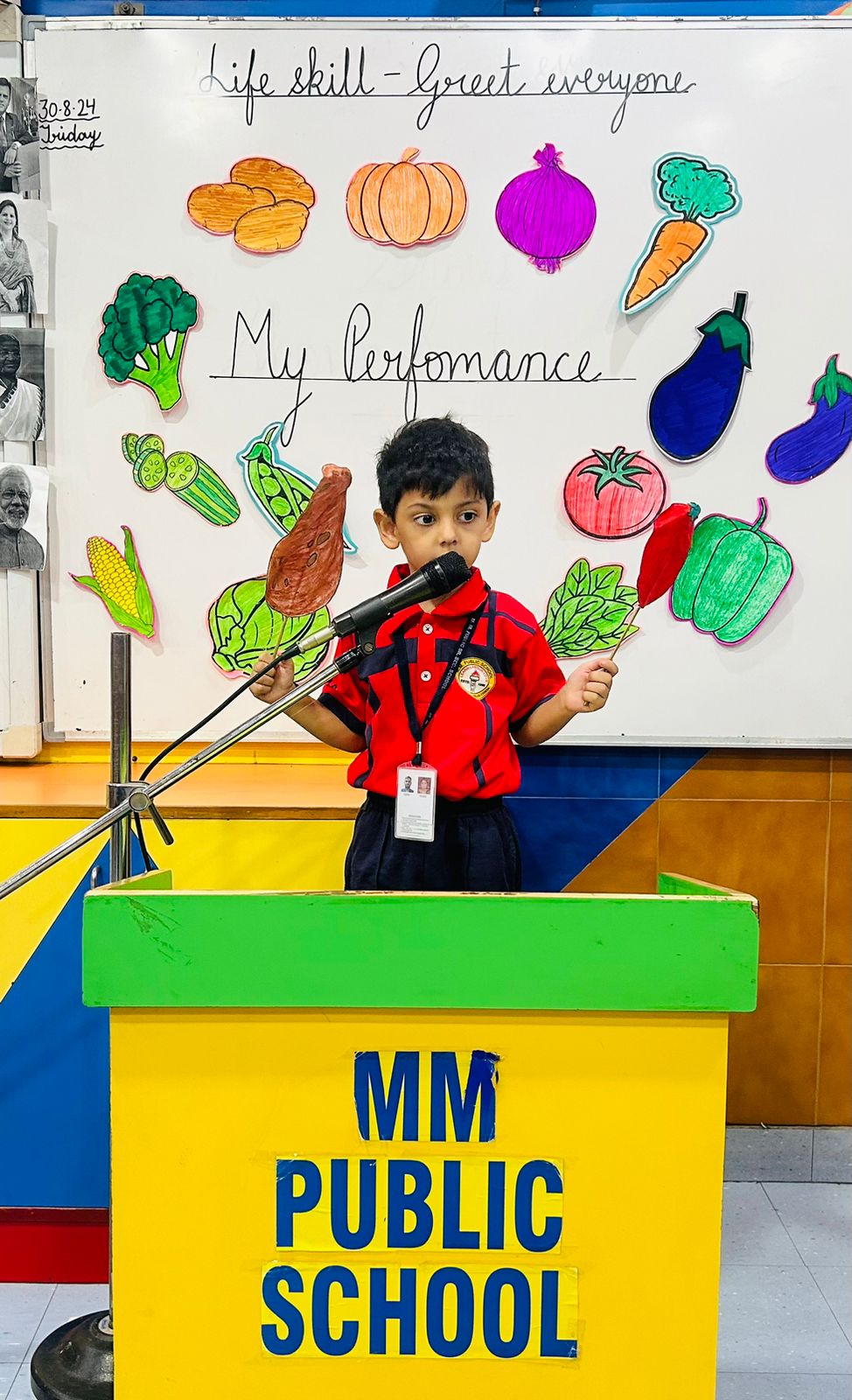 Show and Tell Competition (Vegetables)