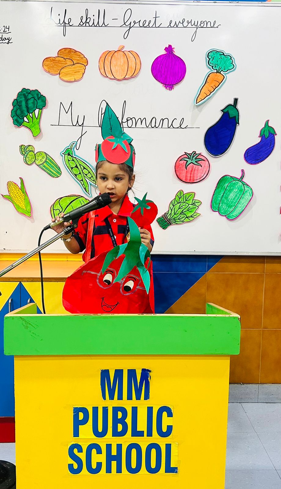 Show and Tell Competition (Vegetables)