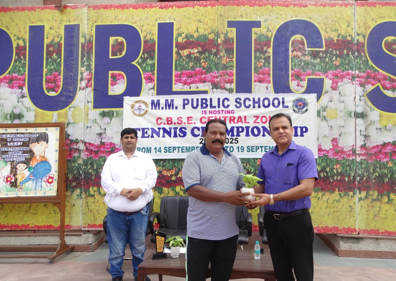 Prize distribution CEREMONY OF CBSE CENTRAL ZONE TENNIS CHAMPIONSHIP 2024-25 (DELHI REGION)