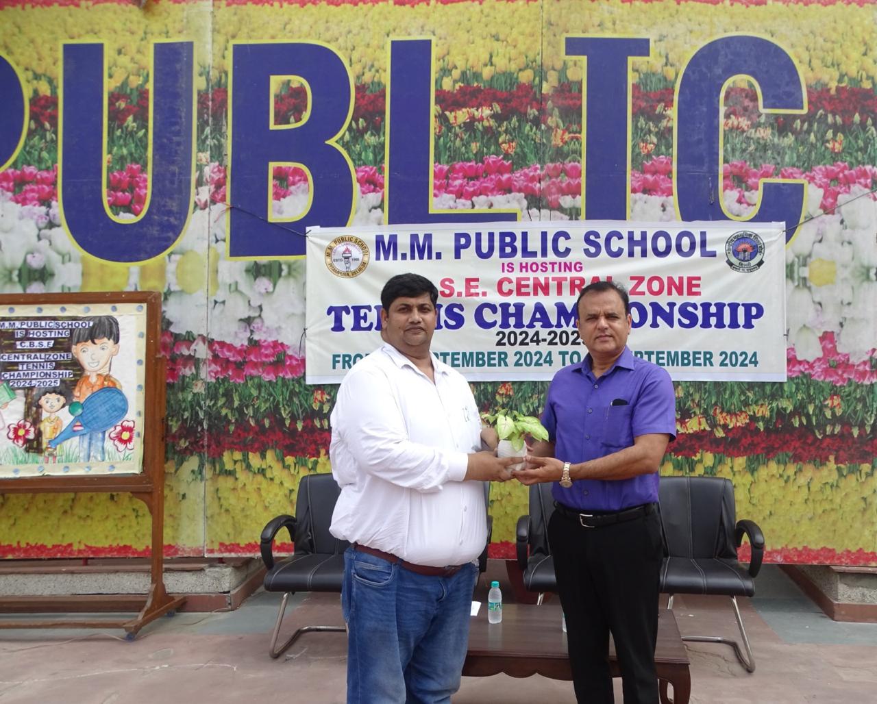 Prize distribution CEREMONY OF CBSE CENTRAL ZONE TENNIS CHAMPIONSHIP 2024-25 (DELHI REGION)