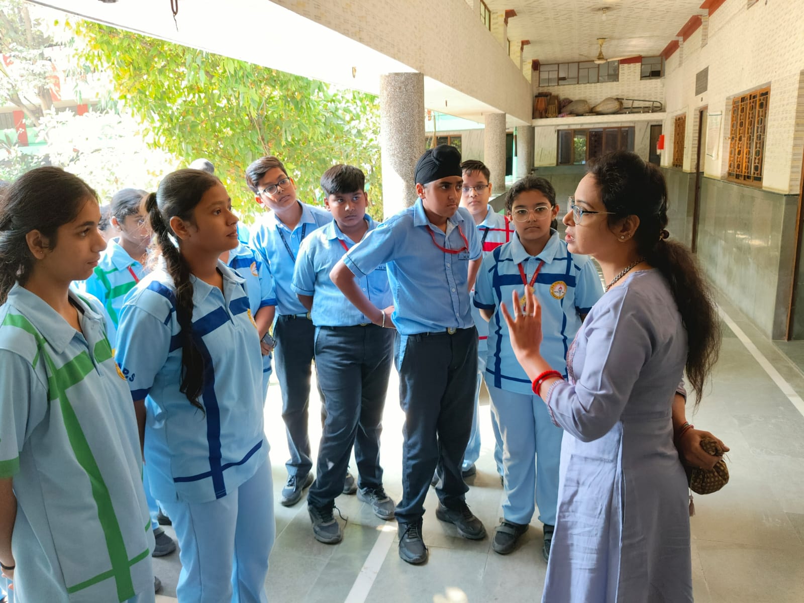 Diwali Celebration at Blind School