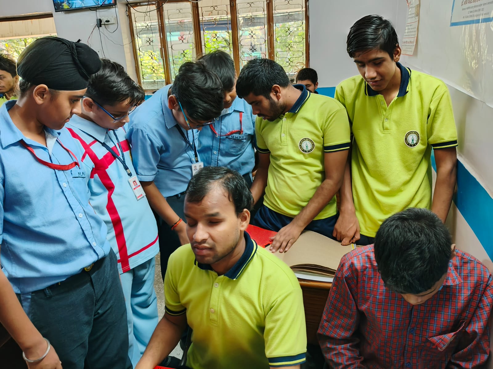 Diwali Celebration at Blind School