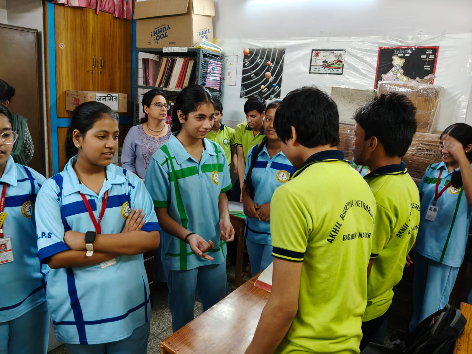 Diwali Celebration at Blind School