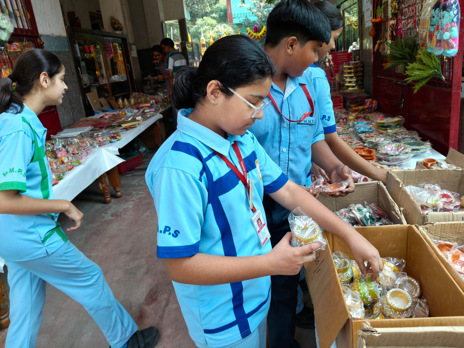 Diwali Celebration at Blind School