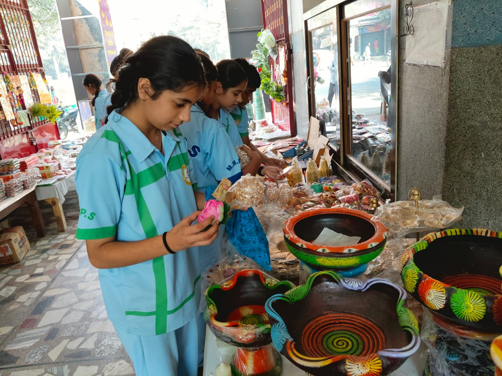 Diwali Celebration at Blind School