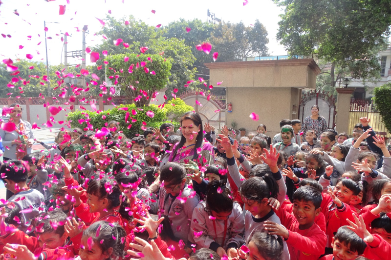 Holi Celebration with Pre-primary