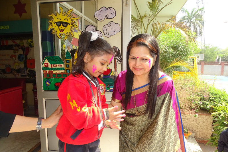 Holi Celebration with Pre-primary
