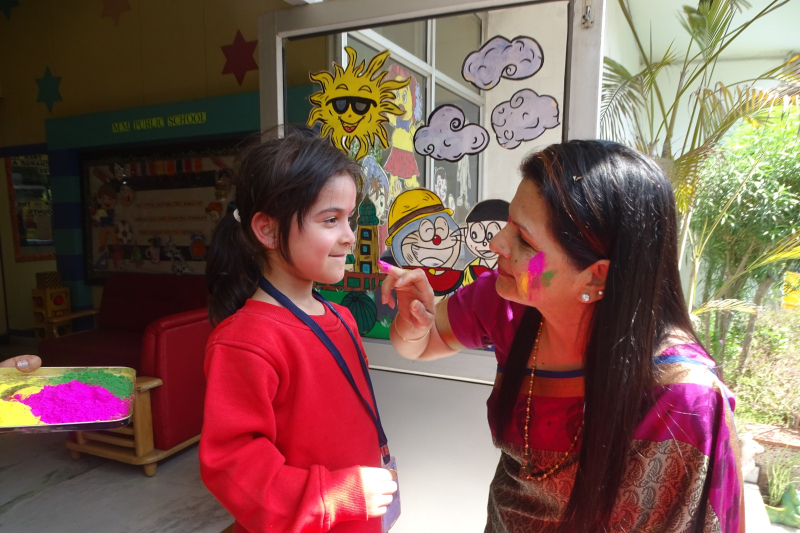 Holi Celebration with Pre-primary