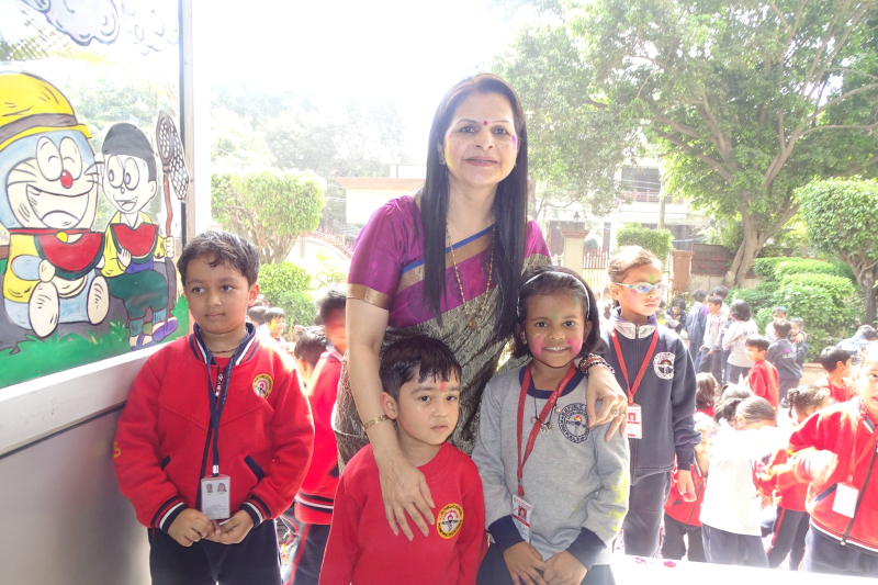 Holi Celebration with Pre-primary