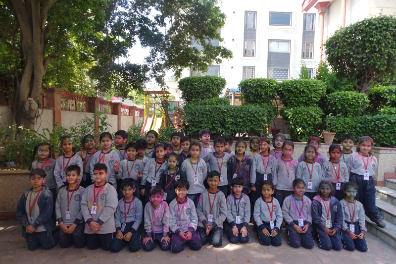Holi Celebration with Pre-primary