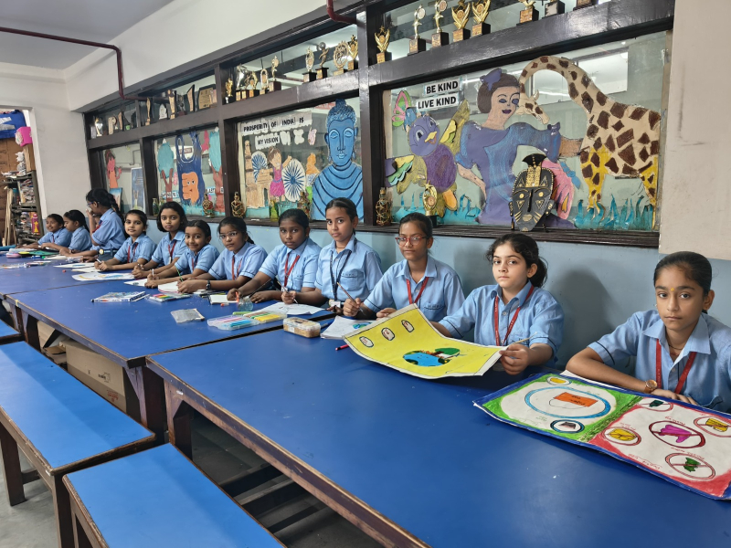 Poster Making Activity by Art & Craft Club Students