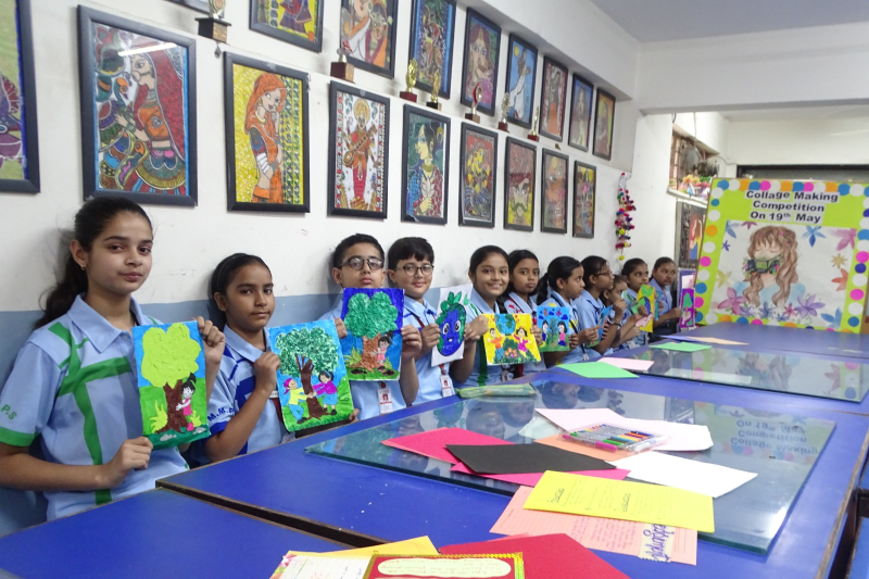 Art and Craft Club Collage Making Competition