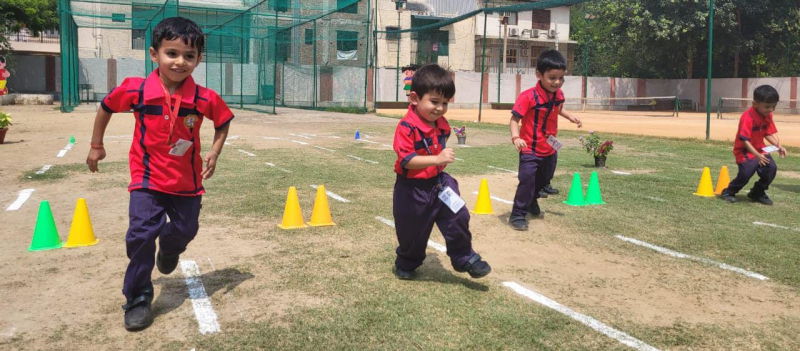 20-Metre Hurdle Race by Pre-Primary Students