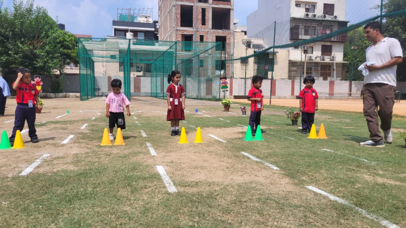 20-Metre Hurdle Race by Pre-Primary Students