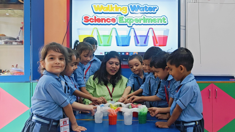 Exploring Capillary Action and Colour Mixing