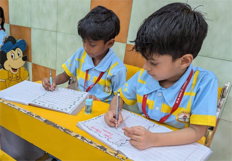 English Calligraphy Competition by Pre-Primary