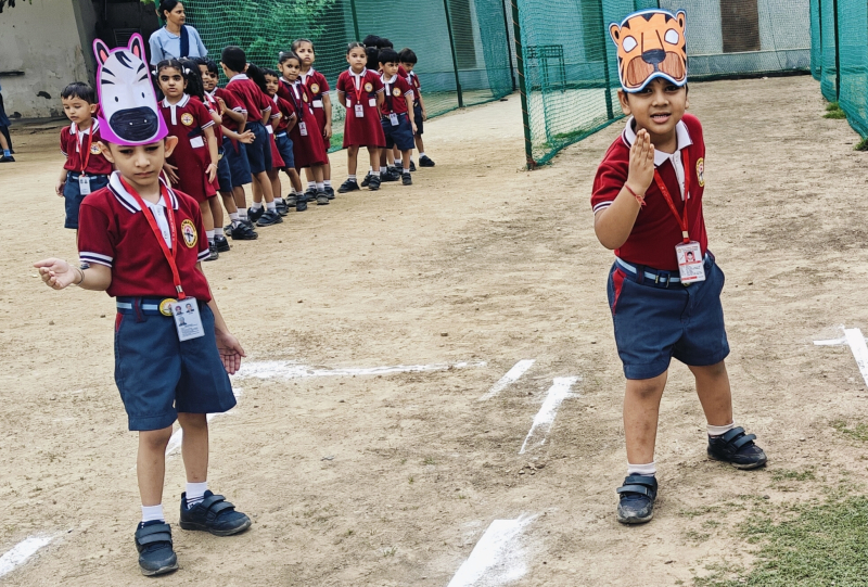 Relay Race - Wild Animals